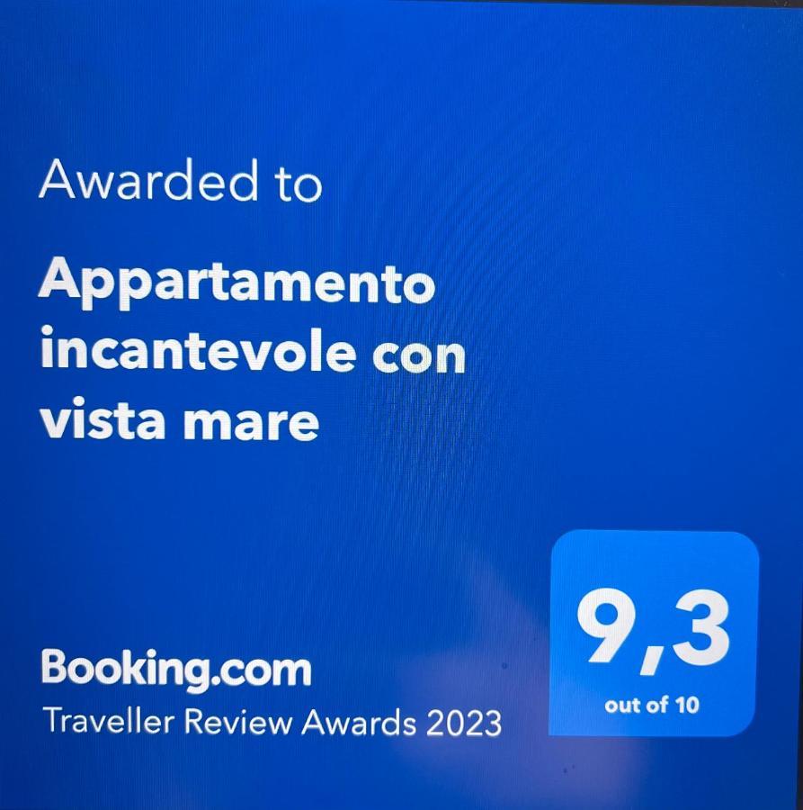 Appartamento Incantevole Con Vista Mare Buoncammino Zewnętrze zdjęcie